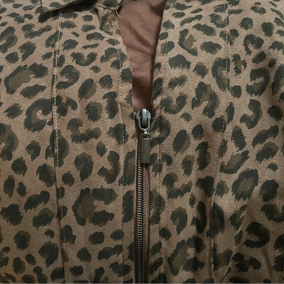 Lemon Grass Animal Print Woman’s Suit Jacket L - Picture 4 of 6